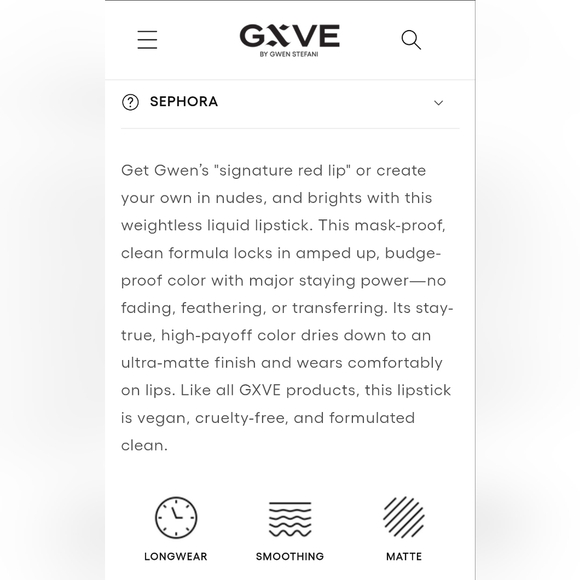 GXVE I'M STILL HERE Original Recipe Matte Liquid Lipstick True Red - Picture 9 of 9